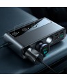 Joyroom JR-CL06 9in1 car charger 154W 5x USB-A / USB-C / 3x cigarette lighter socket PD QC PPS - black