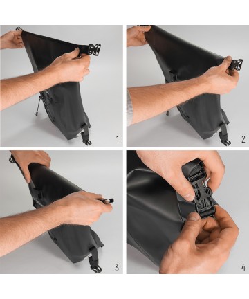 Wozinsky Waterproof Bike Pannier Bag 25L Black (WBB24BK)