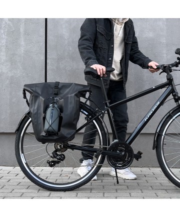 Wozinsky Waterproof Bike Pannier Bag 25L Black (WBB24BK)