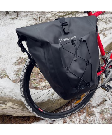Wozinsky Waterproof Bike Pannier Bag 25L Black (WBB24BK)