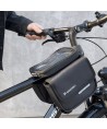 Wozinsky bicycle frame bag, waterproof phone case, 1.5l, black (WBB26BK)