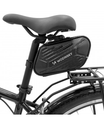 Wozinsky bicycle saddle bag waterproof 1.5l black (WBB27BK)