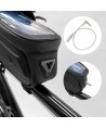 Wozinsky Bike Frame Bag with Phone Case 1.7L Black (WBB28BK)