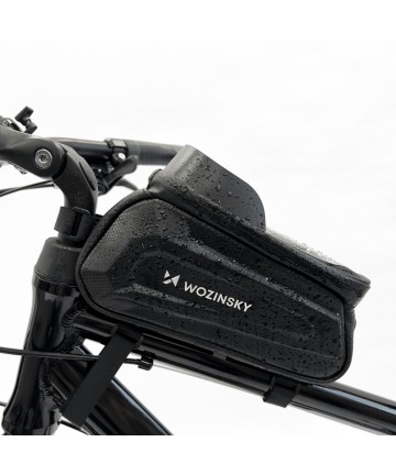Wozinsky Bike Frame Bag with Phone Case 1.7L Black (WBB28BK)