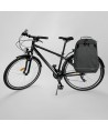 Wozinsky bicycle trunk bag, bicycle backpack with frame, 2-in-1, 40l, black (WBB33BK)