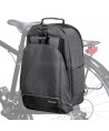 Wozinsky bicycle trunk bag, bicycle backpack with frame, 2-in-1, 40l, black (WBB33BK)