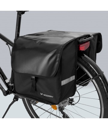 Wozinsky Double Bike Pannier for Trunk 28L Black (WBB34BK)