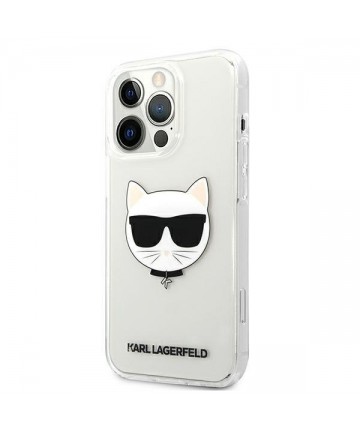 Karl Lagerfeld Choupette Head Case for iPhone 13 Pro Max - Transparent
