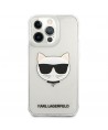 Karl Lagerfeld Choupette Head Case for iPhone 13 Pro Max - Transparent