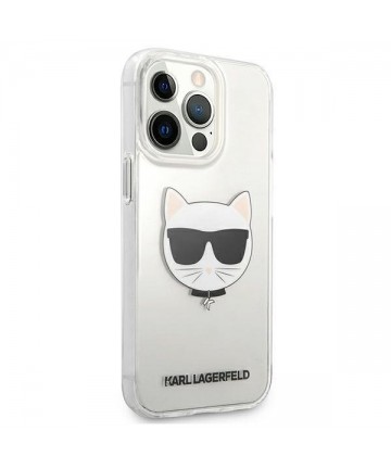 Karl Lagerfeld Choupette Head Case for iPhone 13 Pro Max - Transparent