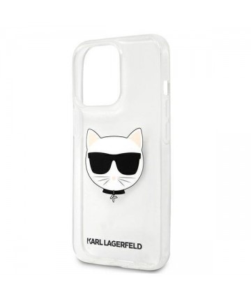 Karl Lagerfeld Choupette Head Case for iPhone 13 Pro Max - Transparent