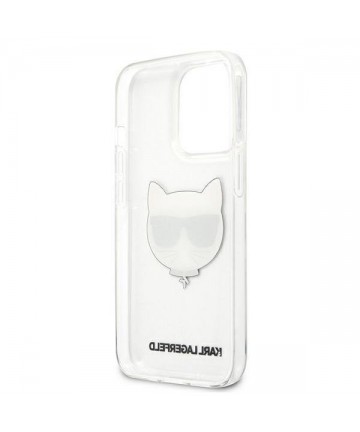 Karl Lagerfeld Choupette Head Case for iPhone 13 Pro Max - Transparent