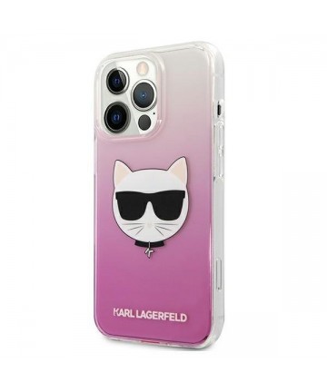 Karl Lagerfeld Choupette Head Case for iPhone 13 Pro Max - Pink
