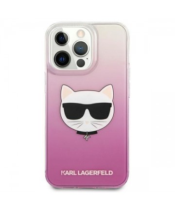 Karl Lagerfeld Choupette Head Case for iPhone 13 Pro Max - Pink