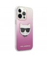Karl Lagerfeld Choupette Head Case for iPhone 13 Pro Max - Pink