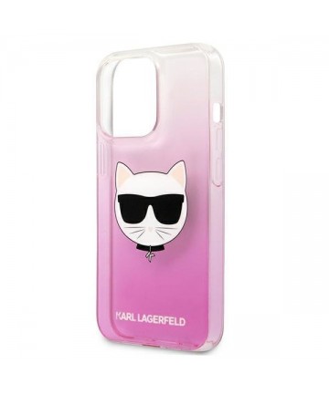 Karl Lagerfeld Choupette Head Case for iPhone 13 Pro Max - Pink