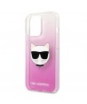 Karl Lagerfeld Choupette Head Case for iPhone 13 Pro Max - Pink