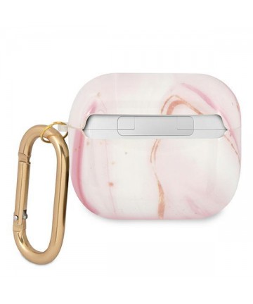 Guess GUA3UNMP AirPods 3 cover pink/pink Marble Collection