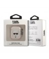 Karl Lagerfeld Glitter Karl's Head Case for AirPods 1/2 - Gold