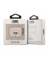 Karl Lagerfeld Glitter Karl's Head Case for AirPods 3 - Gold