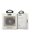 Karl Lagerfeld Glitter Karl's Head Case for AirPods 3 - Black