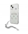 Guess GUHCP13SKPESI iPhone 13 mini 5.4" silver/silver hardcase Peony Chain Collection