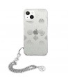 Guess GUHCP13SKPESI iPhone 13 mini 5.4" silver/silver hardcase Peony Chain Collection