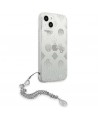 Guess GUHCP13SKPESI iPhone 13 mini 5.4" silver/silver hardcase Peony Chain Collection