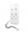 Guess GUHCP13SKPESI iPhone 13 mini 5.4" silver/silver hardcase Peony Chain Collection