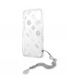 Guess GUHCP13SKPESI iPhone 13 mini 5.4" silver/silver hardcase Peony Chain Collection
