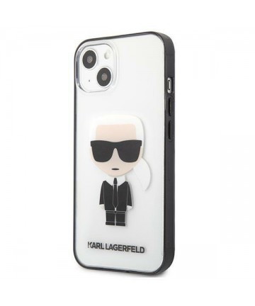 Karl Lagerfeld Iconik Karl Case for iPhone 13 mini - Transparent