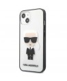 Karl Lagerfeld Iconik Karl Case for iPhone 13 mini - Transparent