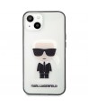 Karl Lagerfeld Iconik Karl Case for iPhone 13 mini - Transparent