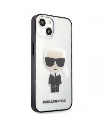 Karl Lagerfeld Iconik Karl Case for iPhone 13 mini - Transparent