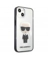 Karl Lagerfeld Iconik Karl Case for iPhone 13 mini - Transparent