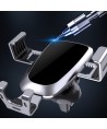 Gravity smartphone car holder, black air vent grille (YC08)