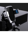 Gravity smartphone car holder, black air vent grille (YC08)