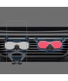 Gravity smartphone car holder for air vent with air freshener silver (YC06)