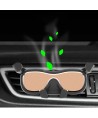 Gravity smartphone car holder for air vent with air freshener black (YC06)