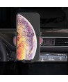 Gravity smartphone car holder for air vent with air freshener black (YC06)
