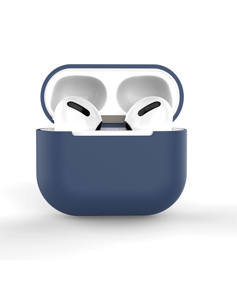Case for AirPods 2 / AirPods 1 silicone soft cover for headphones blue (case C)