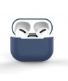 Case for AirPods 2 / AirPods 1 silicone soft cover for headphones blue (case C)