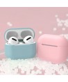 Case for AirPods 2 / AirPods 1 silicone soft cover for headphones blue (case C)