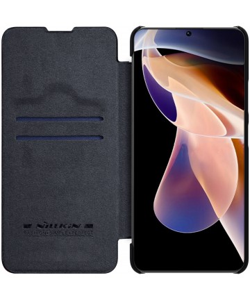 Nillkin Qin Case Case for Xiaomi Redmi Note 11 Pro+ (China) / Redmi Note 11 Pro (China) / Mi11i HyperCharge Camera Protector Hol