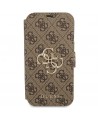 Guess GUBKP13L4GMGBR iPhone 13 Pro / 13 6.1" brown/brown book 4G Big Metal Logo