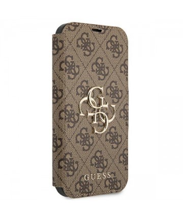 Guess GUBKP13L4GMGBR iPhone 13 Pro / 13 6.1" brown/brown book 4G Big Metal Logo