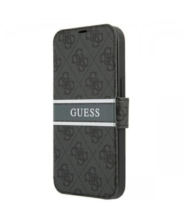 Guess GUBKP13S4GDGR iPhone 13 mini 5.4" grey/grey book 4G Stripe
