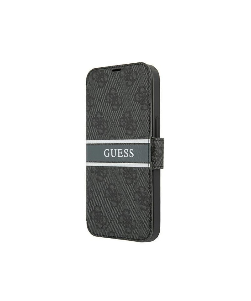 Guess GUBKP13S4GDGR iPhone 13 mini 5.4" grey/grey book 4G Stripe