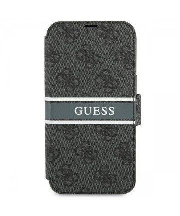 Guess GUBKP13S4GDGR iPhone 13 mini 5.4" grey/grey book 4G Stripe