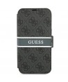 Guess GUBKP13S4GDGR iPhone 13 mini 5.4" grey/grey book 4G Stripe